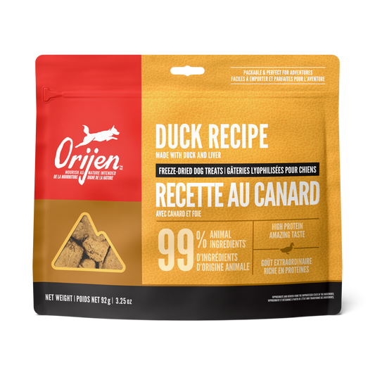 ORIJEN Freeze Dried Dog Treats, Duck