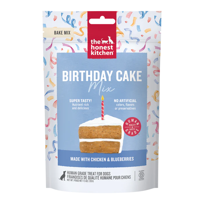 The Honest Kitchen Birthday Cake Mix made with Chicken & Blueberries for Dogs