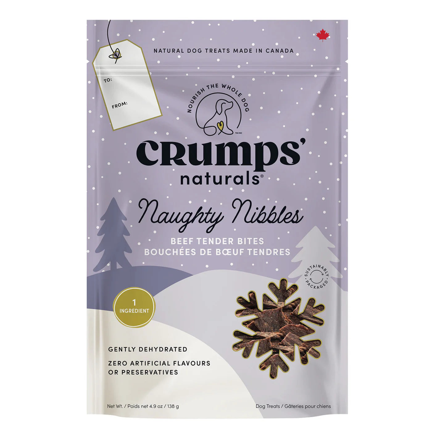 Crumps Naturals Festive Naughty Nibbles Dog Treats