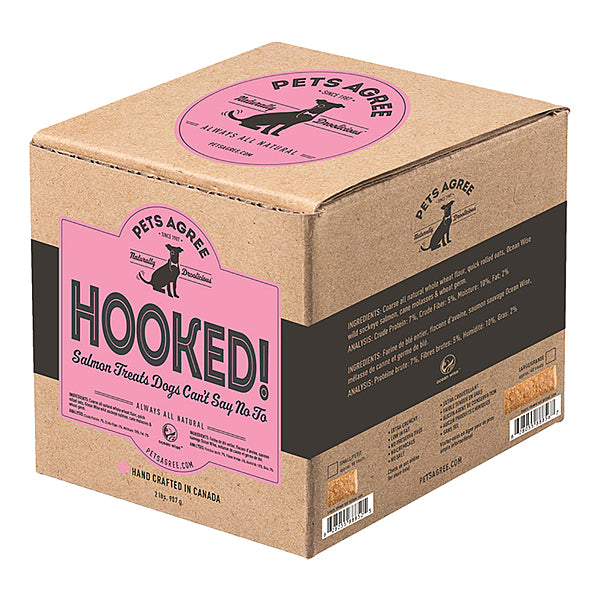 Hooked! – Wild Salmon Wholewheat Biscuits for Dogs