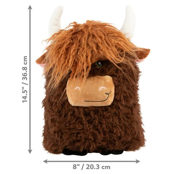 Kong Comfort Jumbo Highland Cow Dog Toy