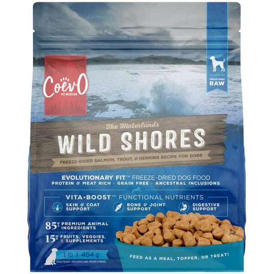 Coevo Freeze Dried Raw Wild Shores 1LB