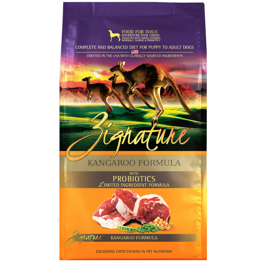 Zignature Original Kangaroo Formula with Probiotics Dog Food