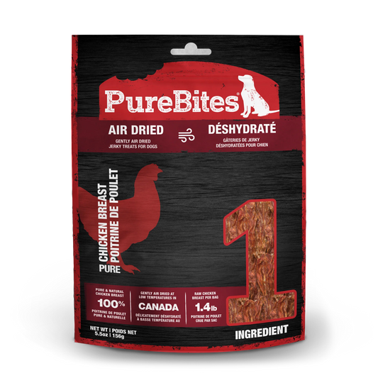 PureBites Chicken Air Dried Jerky Dog Treats