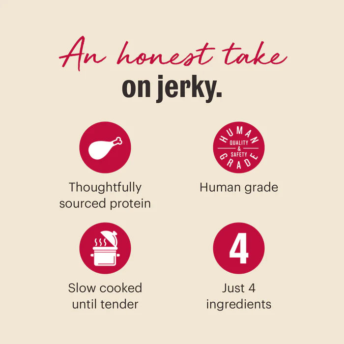 The Honest Kitchen Slow Cooked Beef Jerky Chews Dog Treats