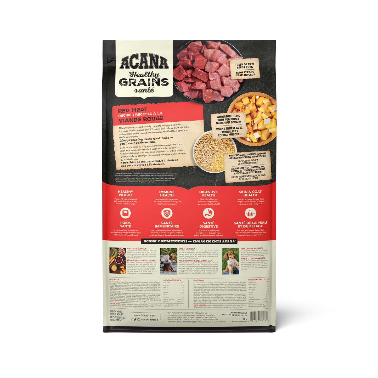 ACANA Healthy Grains Ranch-Raised Red Meat Dog Food