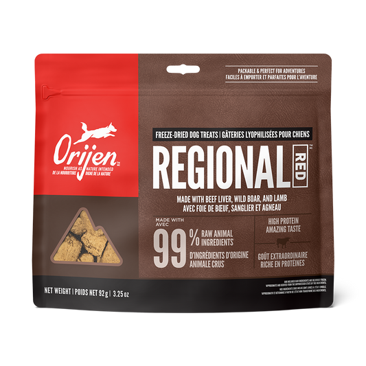 ORIJEN Freeze Dried Dog Treats, Regional Red