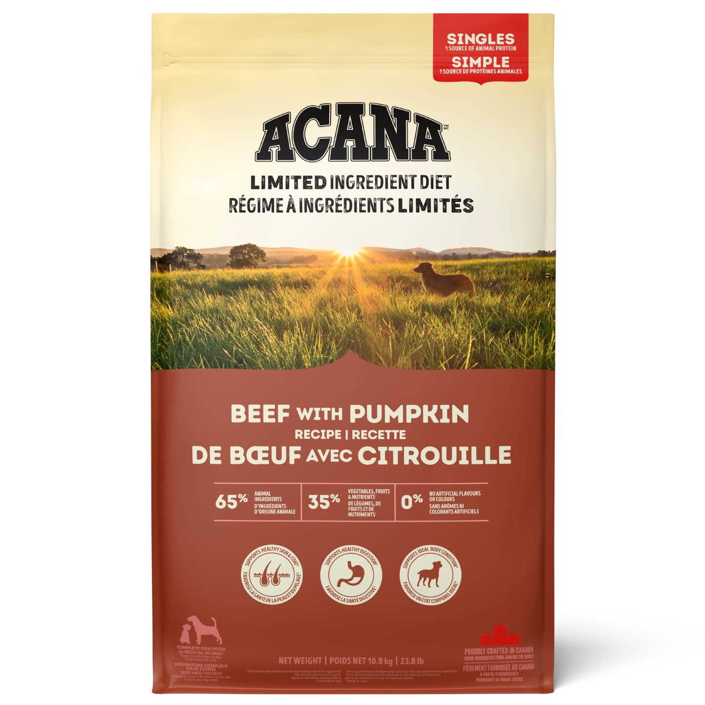 ACANA Singles Beef with Pumpkin Recipe Dog Food